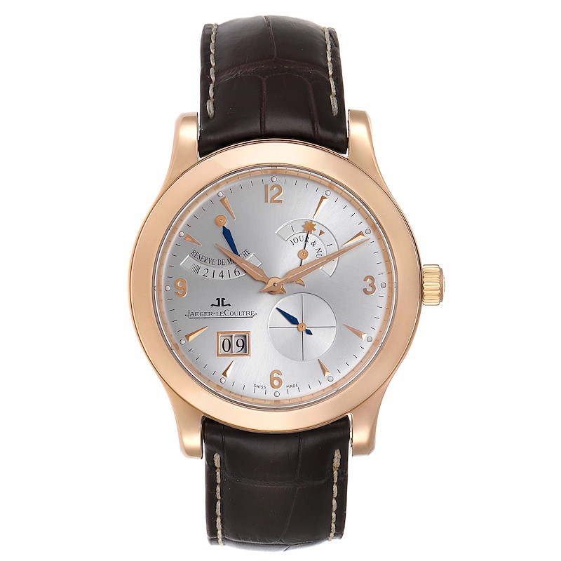 Jaeger Lecoultre Master Eight Days Rose Gold Watch 146.2.17.S