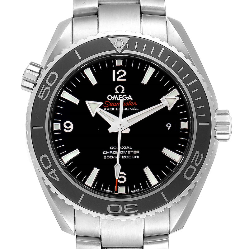 Omega Seamaster Planet Ocean 600M Mens Watch 232.30.46.21.01.001 Card SwissWatchExpo