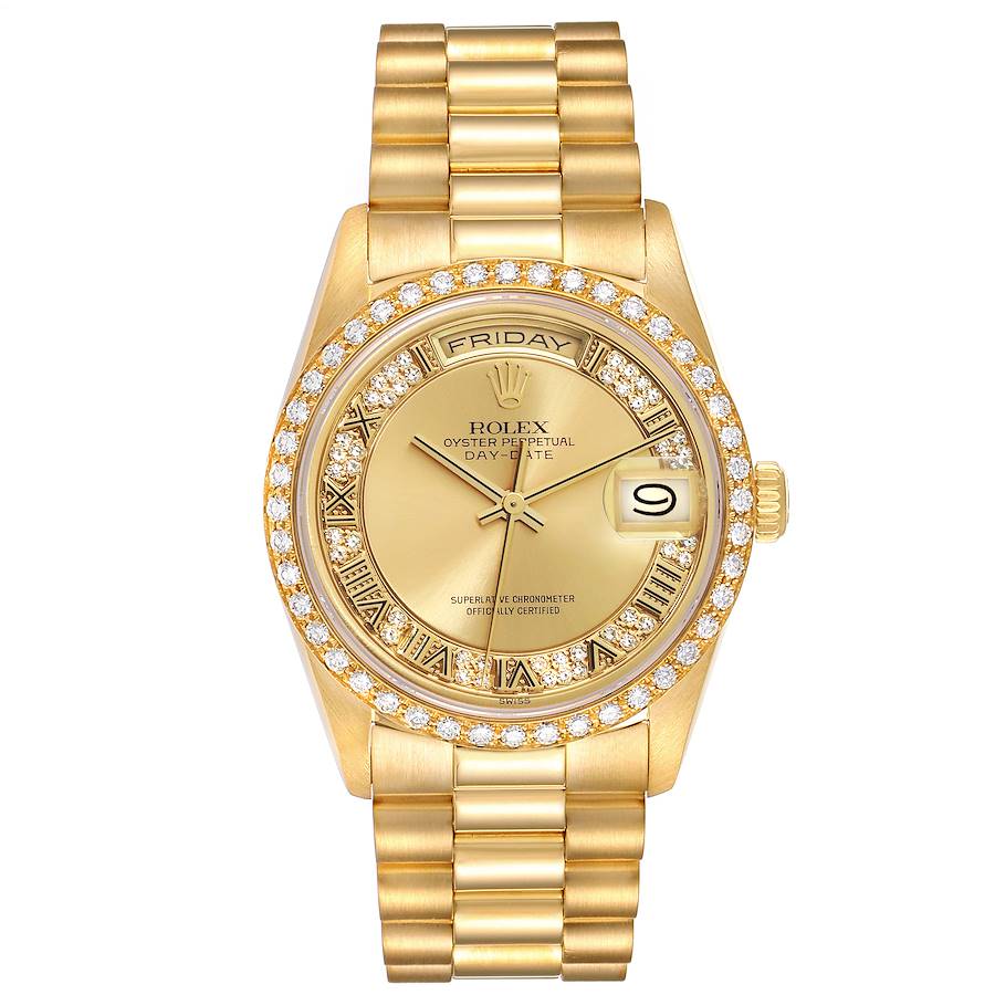 diamond bezel presidential rolex