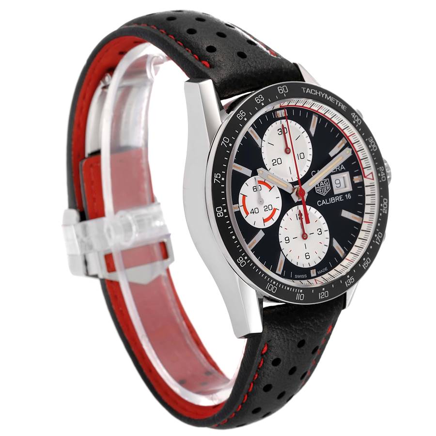 Tag heuer carrera clearance calibre 16 black red