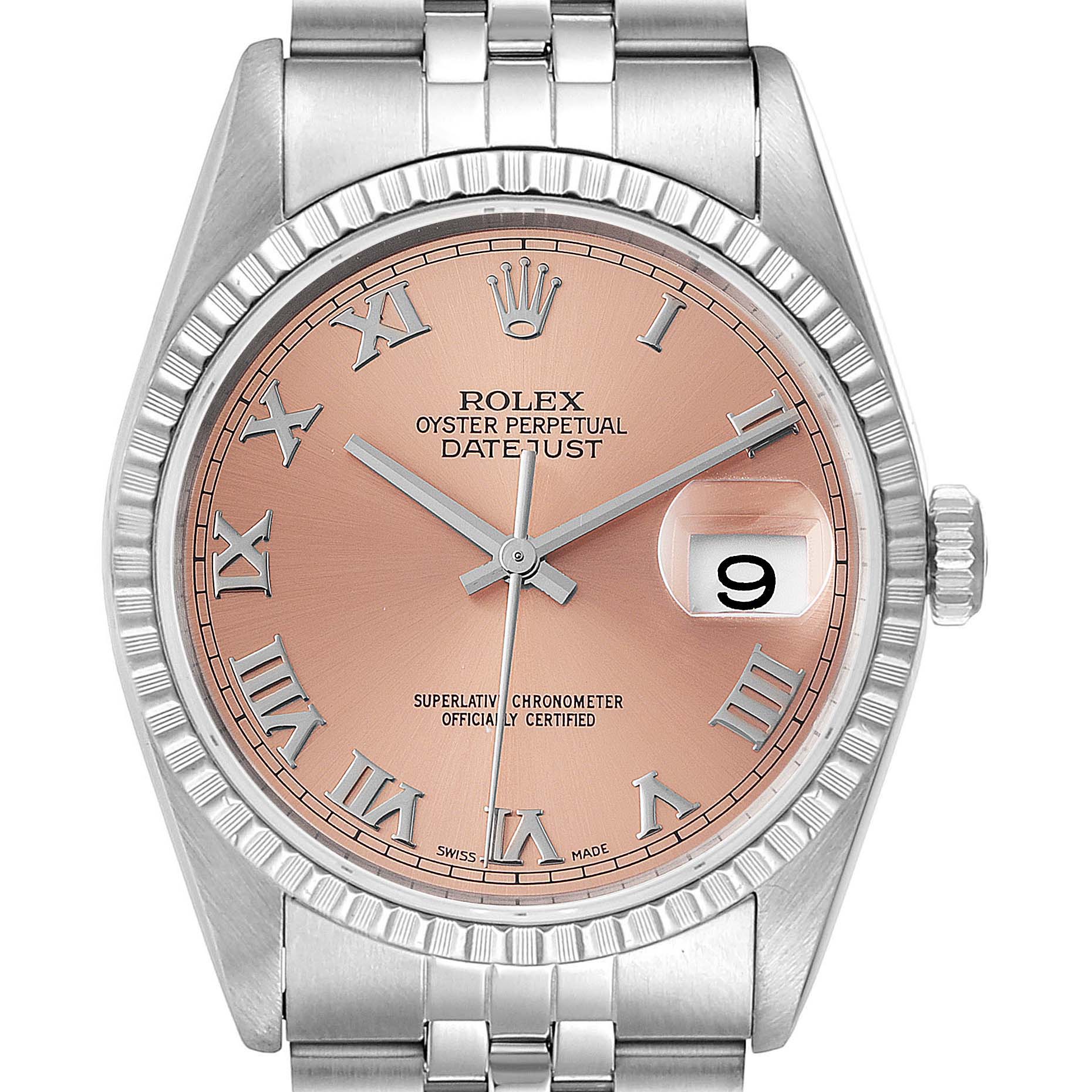 rolex datejust 36 salmon dial