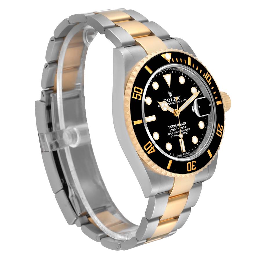 Rolex Submariner 41mm 126613 LN 18K Yellow Gold/Steel Black Ceramic Watch  UNWORN