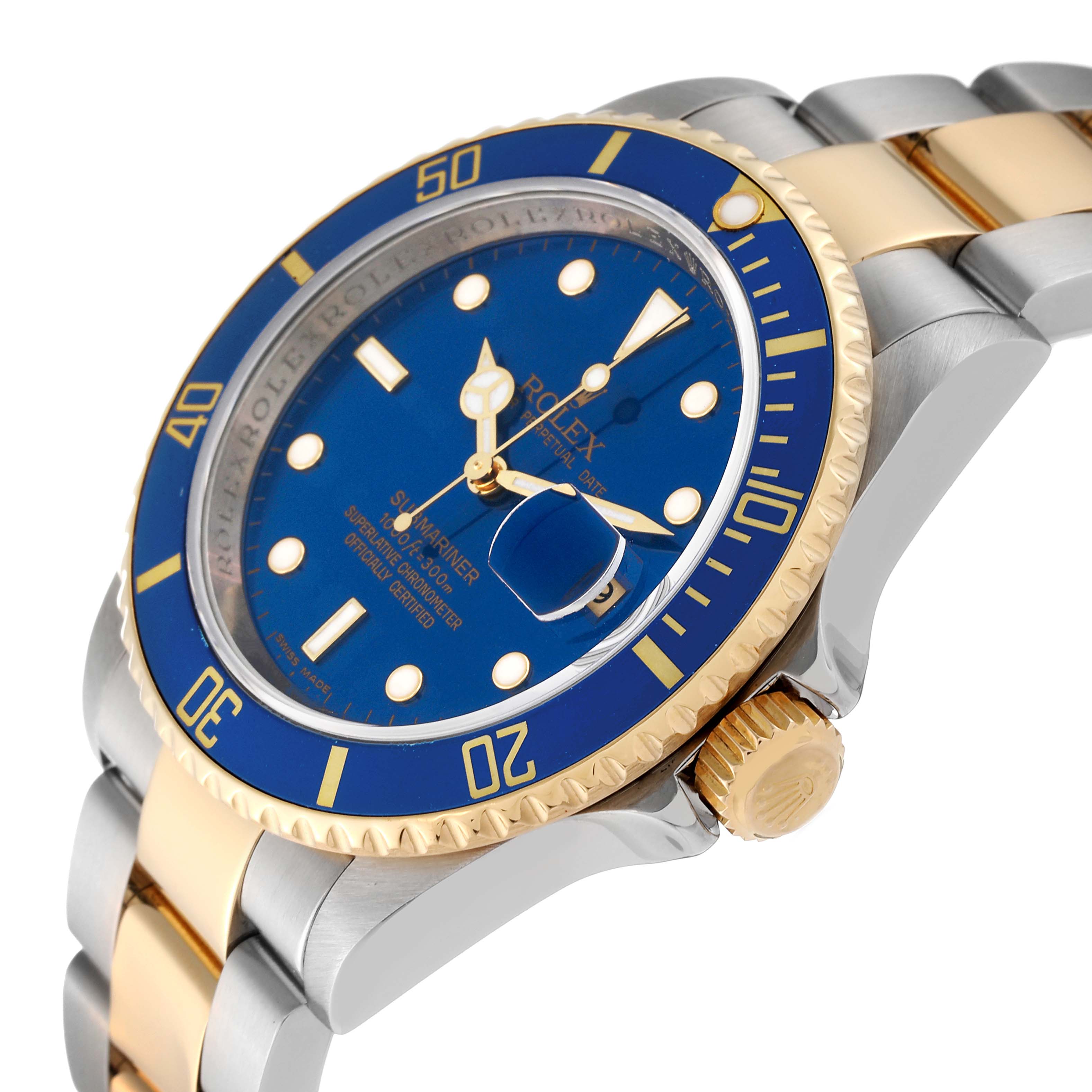 Rolex Submariner Steel and Gold (two tone) 16613 | Stock 62187 ...