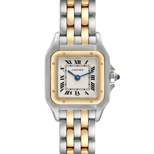 Photo of Cartier Panthere Steel Yellow Gold Two Row Ladies Watch W25029B6