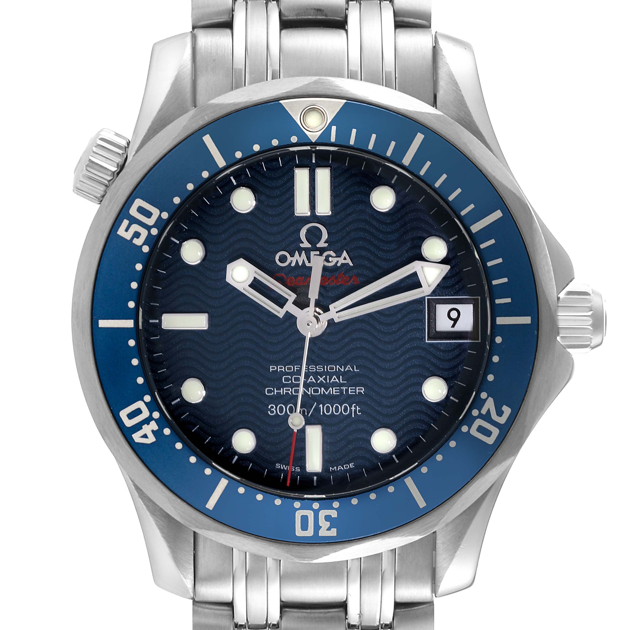 Omega Seamaster Midsize 36mm Co-Axial Steel Mens Watch 2222.80.00 Box ...