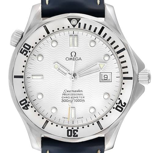 Photo of Omega Seamaster White Wave Decor Dial Steel 300m Watch 2532.20.00
