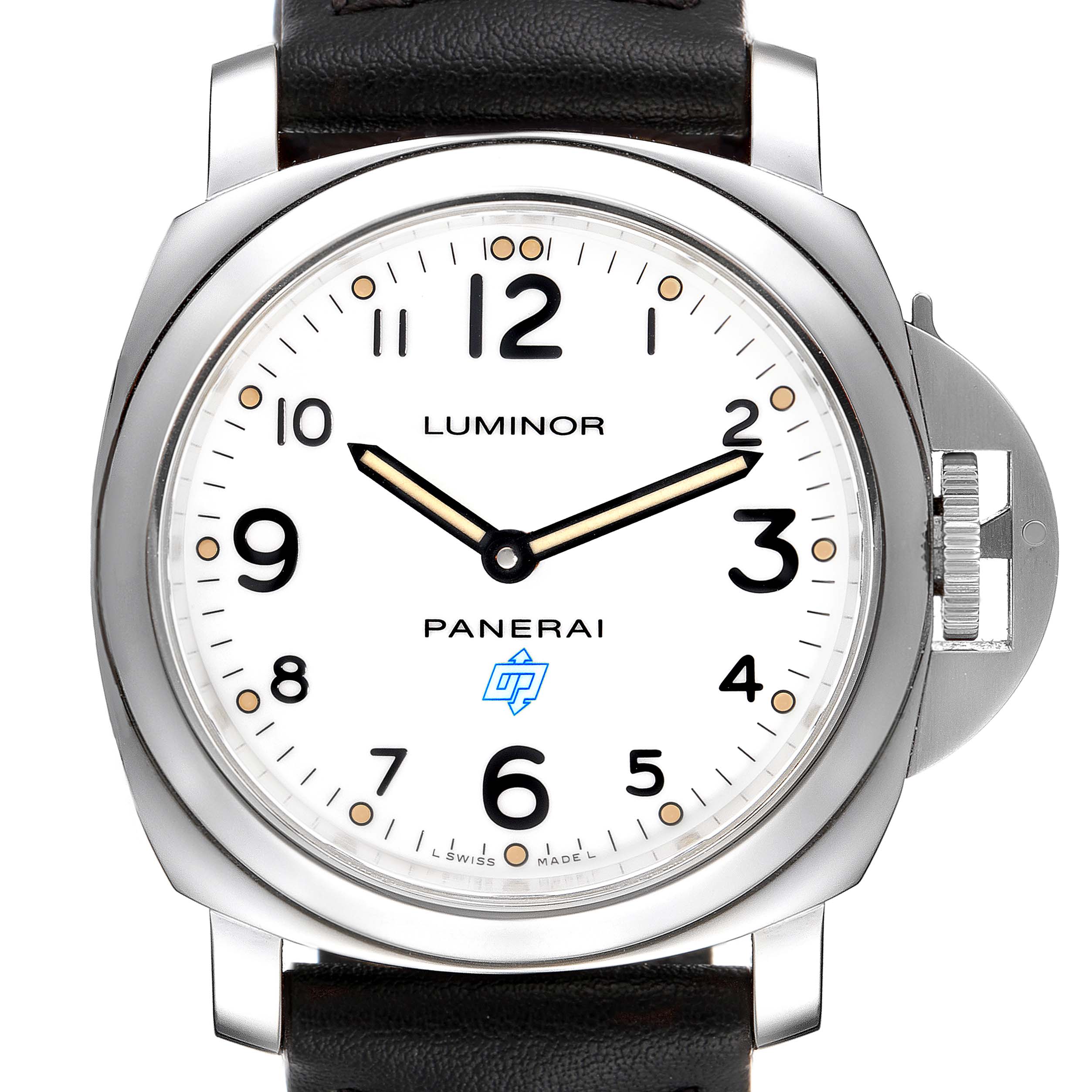 Panerai Luminor Base Logo Acciaio 44mm Steel Mens Watch