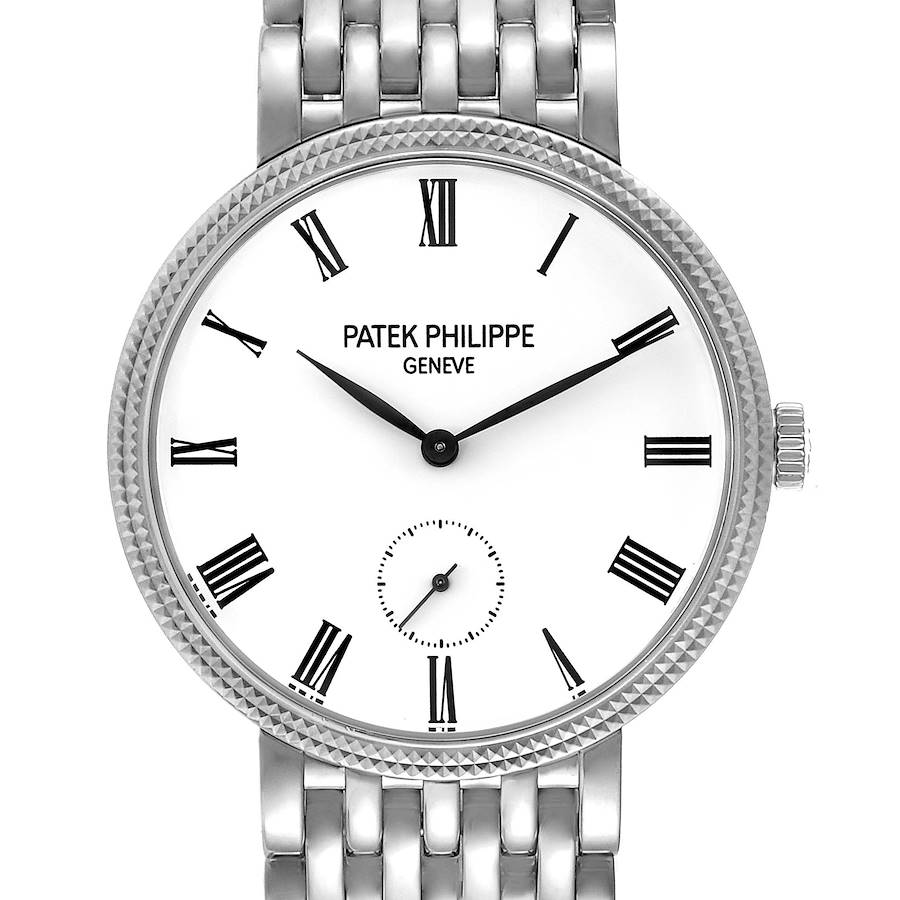Patek Philippe Calatrava 31mm White Gold Ladies Watch 7119 SwissWatchExpo