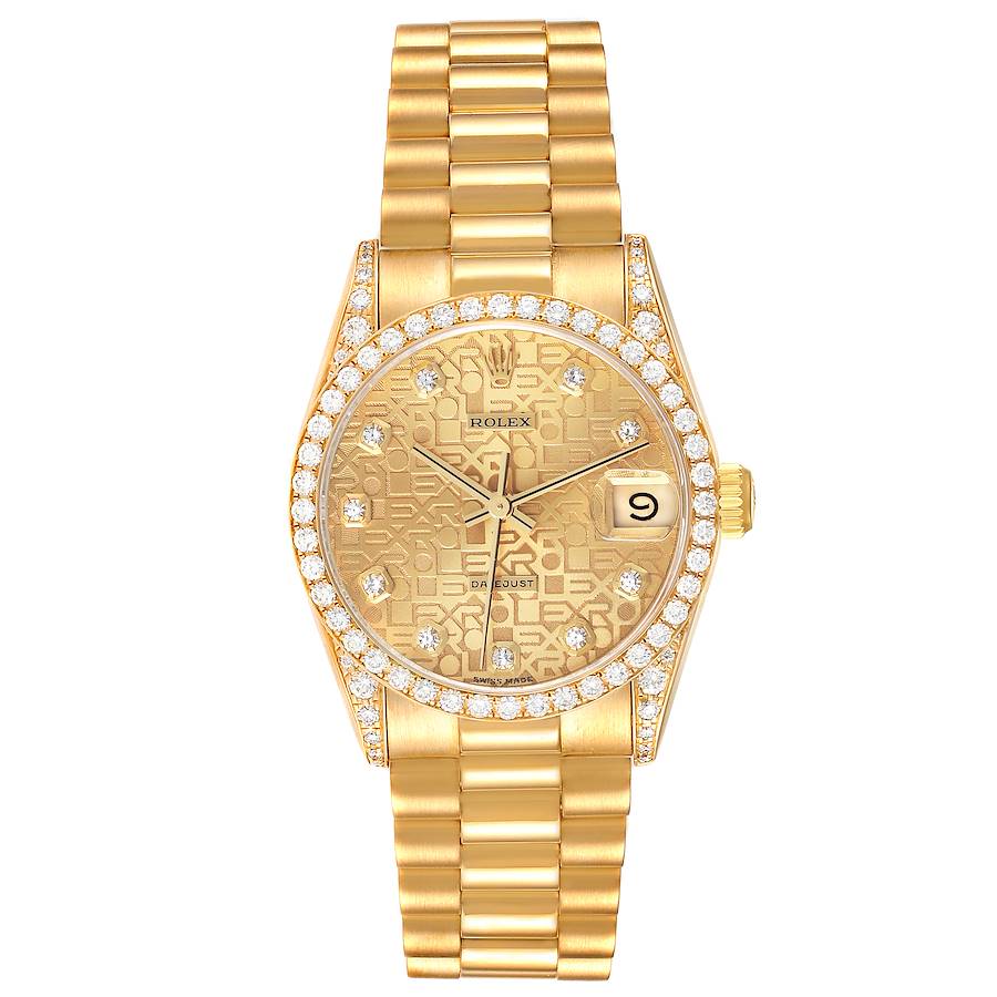 Rolex women's shop gold president