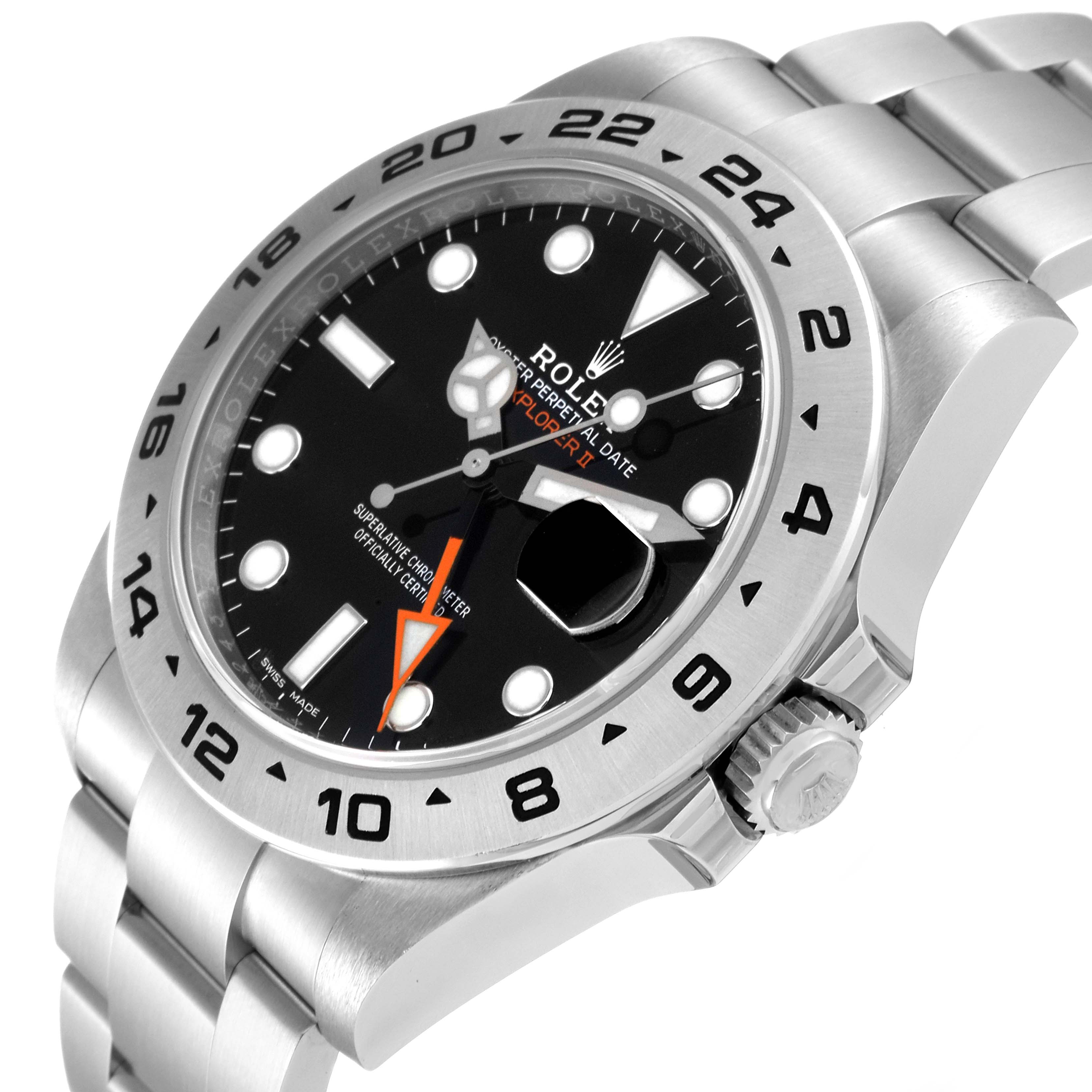 The image shows a close-up view of the Rolex Explorer 216570 Men
s Stainless Steel Black Dial 216570 Men
s Stainless Steel Black Dial watch, displaying the dial, bezel, crown, and part of the bracelet.