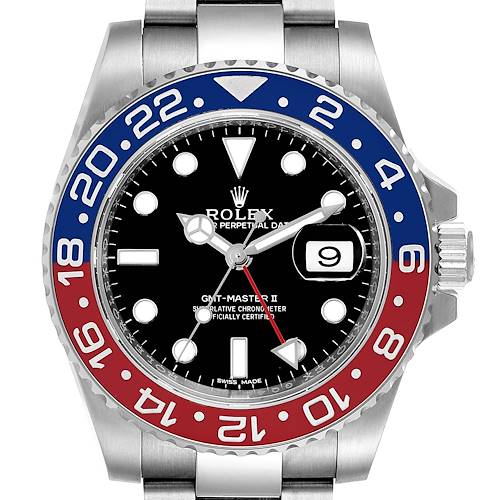 Photo of NOT FOR SALE Rolex GMT Master II White Gold Pepsi Bezel Mens Watch 116719