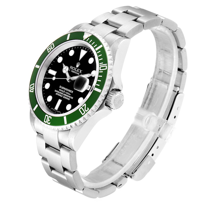 Rolex Submariner 50th Anniversary Green Kermit Mens Watch 16610LV ...