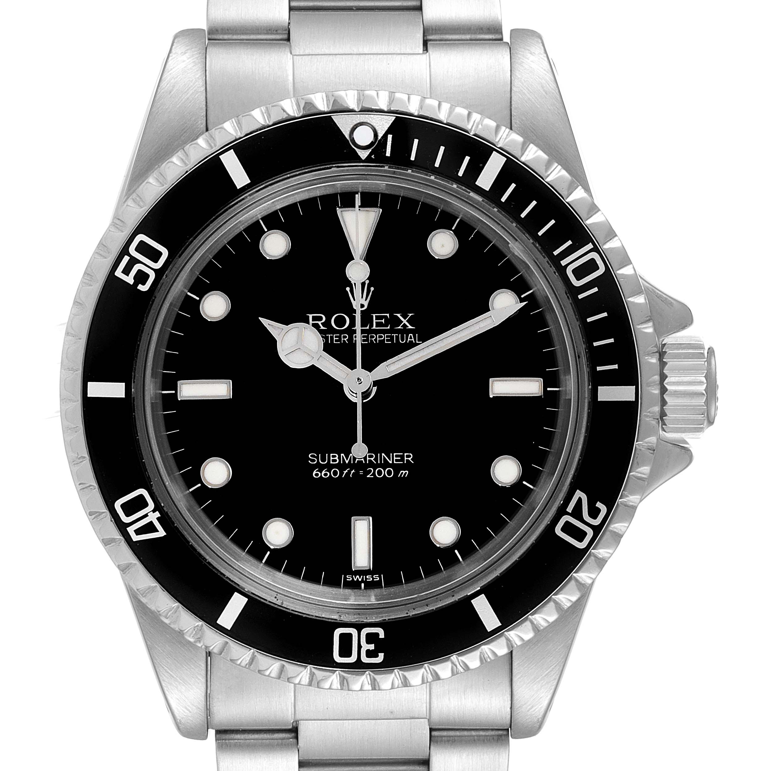 Rolex Submariner Vintage Stainless Steel Mens Watch 5513 Box Service ...