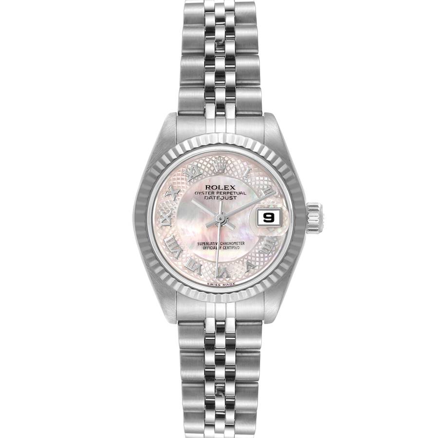 Rolex Datejust Decorated Mother of Pearl Ladies Watch 79174 Box Papers SwissWatchExpo