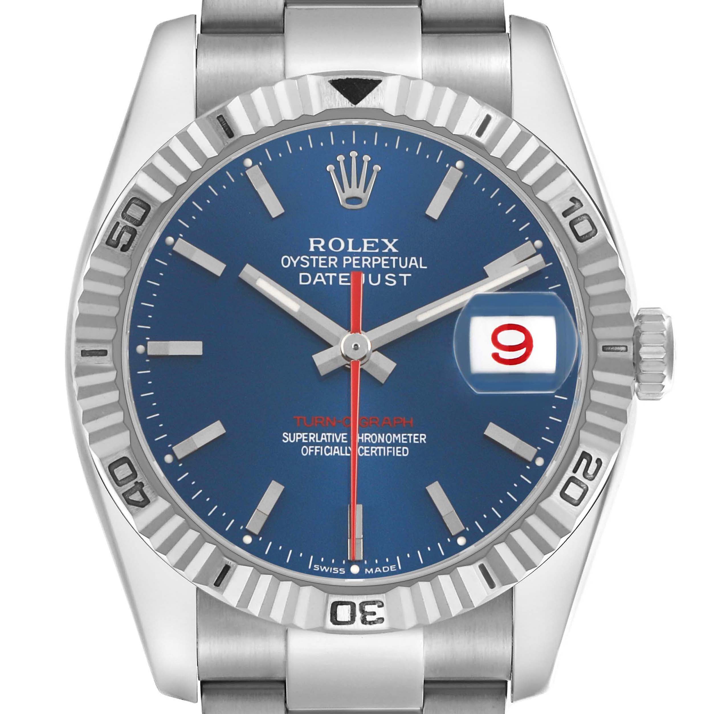 Buy Watch Rolex Turn-o-Graph Stainless Steel 116264 | SwissWatchExpo