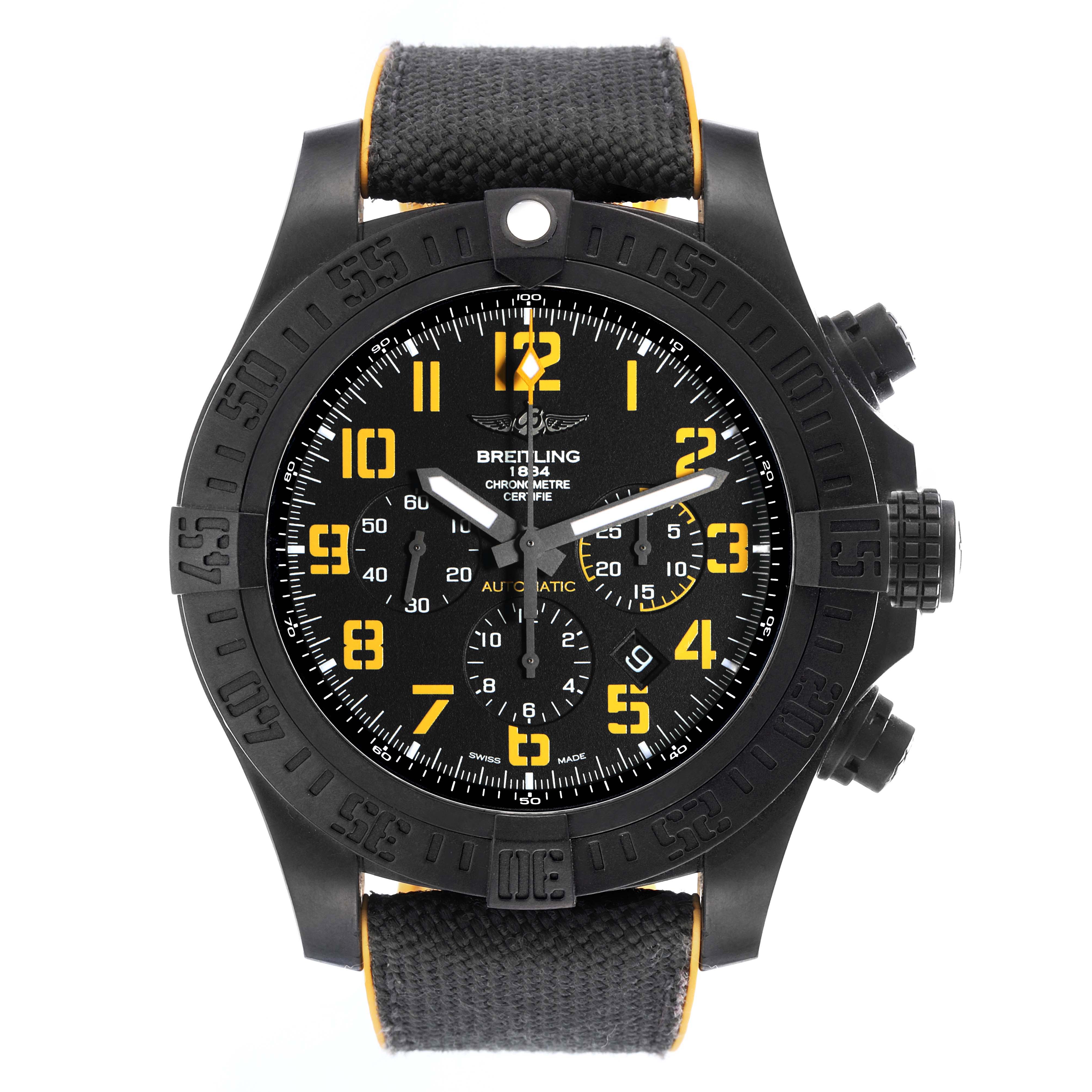 BREITLING 1884 イエロー/ブラック モデル Breitling 44mm Black Dial Chronomat 1884 In 18K Yellow Gold