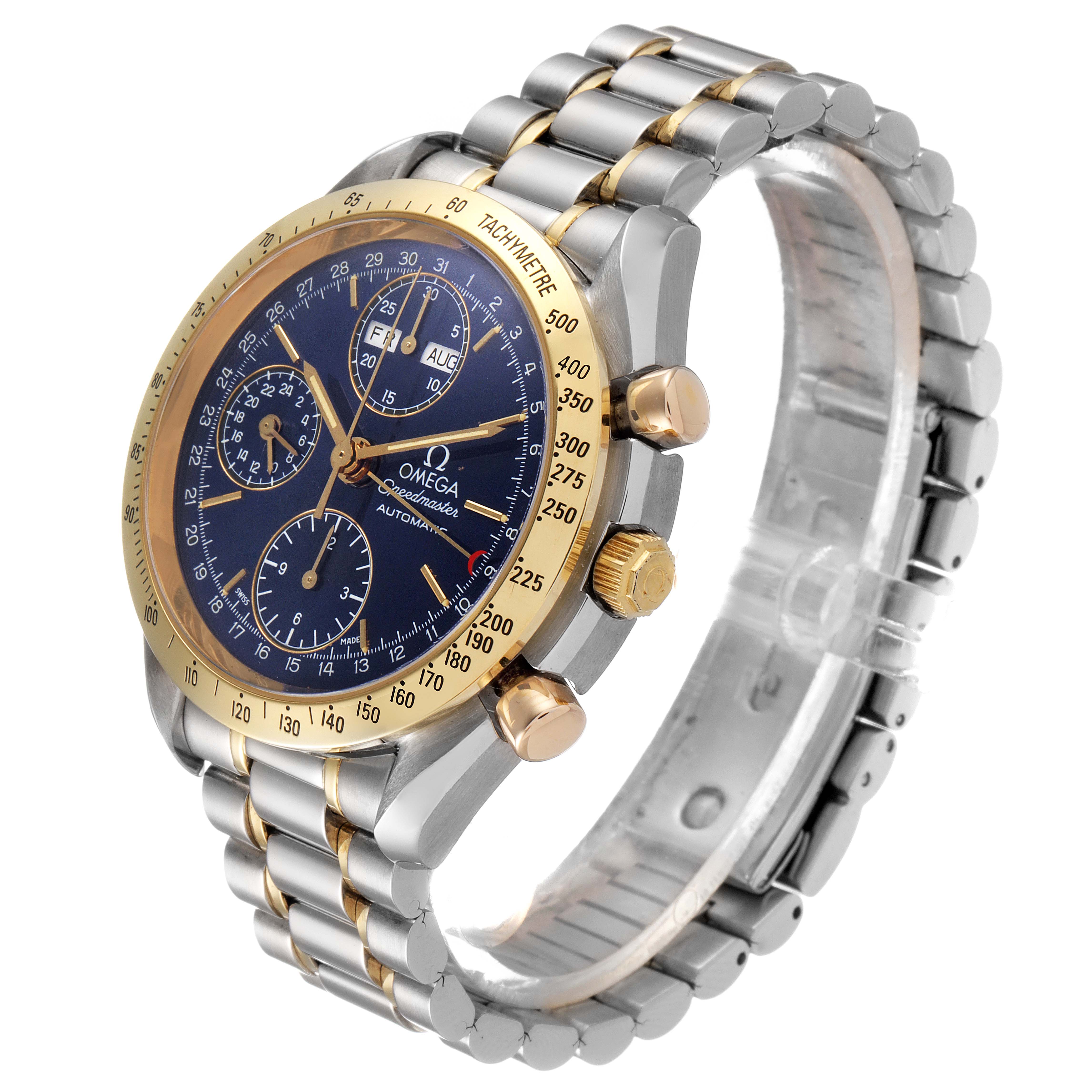 omega speedmaster yellow gold