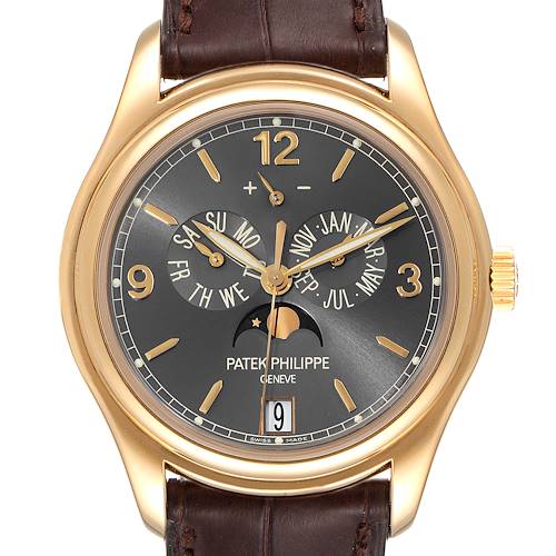Photo of Patek Philippe Complicated Annual Calendar Yellow Gold Mens Watch 5146