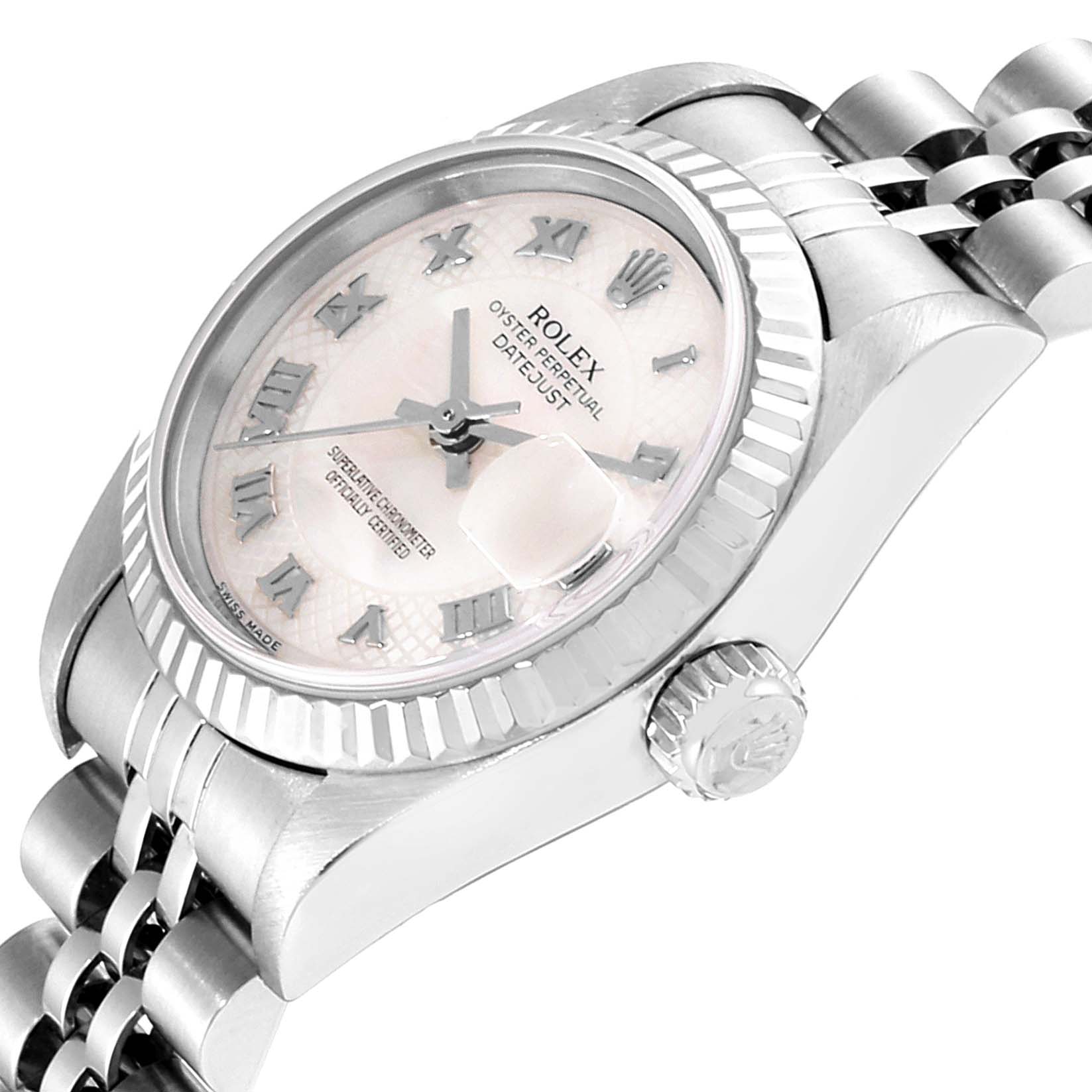 rolex datejust pearl dial