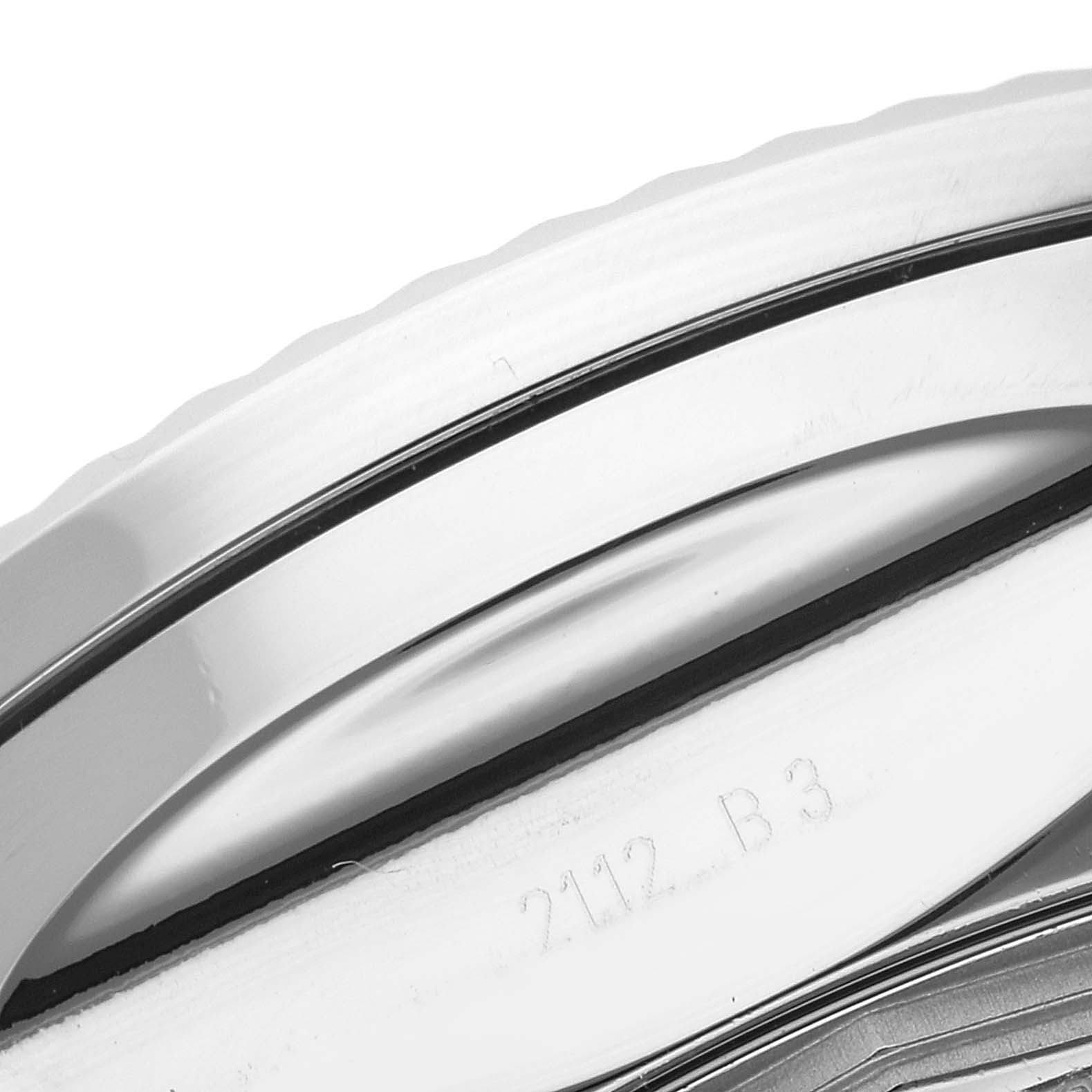 This is a close-up image of the side casing of a Bentley model by Breitling, showing engraved details.