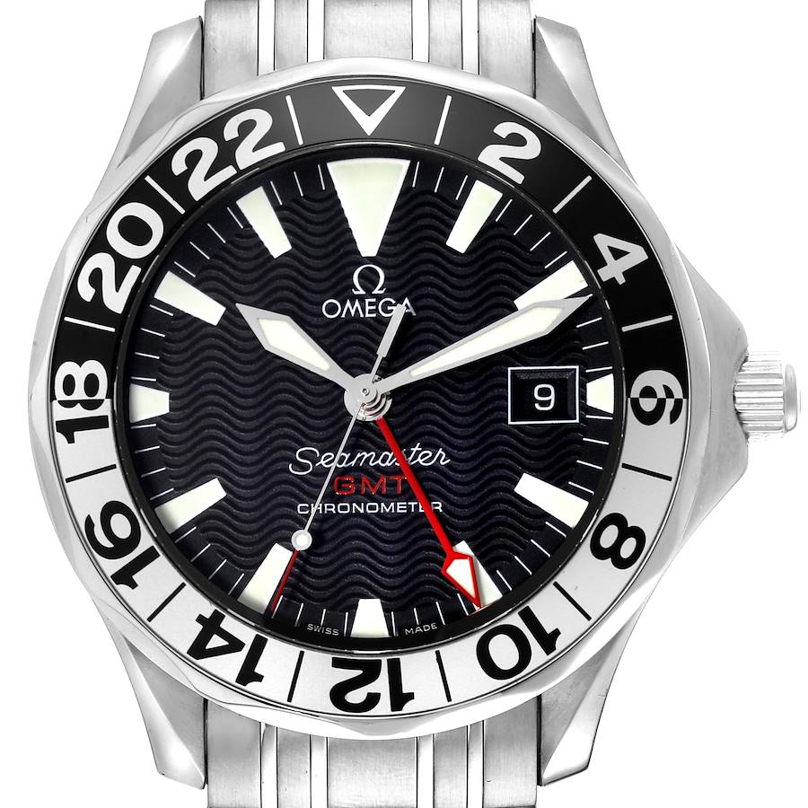 Omega Seamaster GMT 50th Anniversary Steel Mens Watch 2534.50.00 SwissWatchExpo