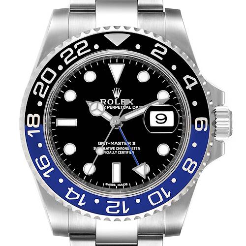 Photo of NOT FOR SALE Rolex GMT Master II Batman Blue Black Ceramic Bezel Steel Watch 116710 BLNR Box Card PARTIAL PAYMENT