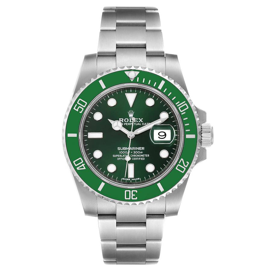 Rolex green outlet bezel for sale