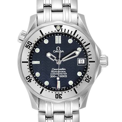 Photo of Omega Seamaster Midsize 36 Blue Dial Automatic Steel Watch 2552.80.00
