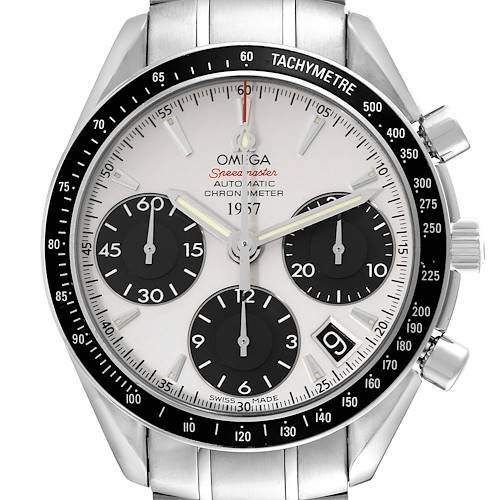 Photo of Omega Speedmaster Limited Edition Panda Dial Steel Mens Watch 323.30.40.40.02.001 Box Card