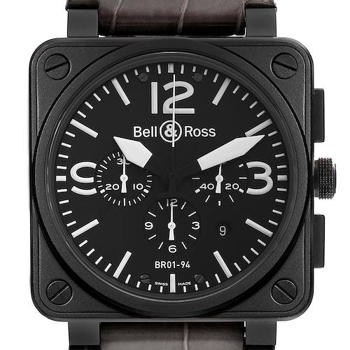 Photo of Bell & Ross Aviation Instrument Chronograph Steel Watch BR0194 Box Card