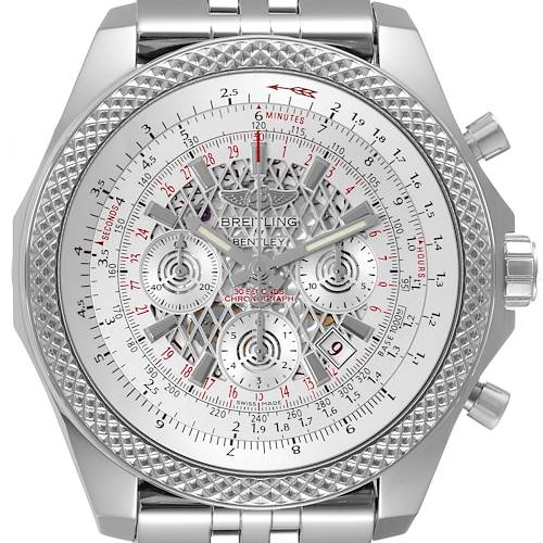 Photo of Breitling Bentley B06 Silver Dial Chronograph Watch AB0611 Box Card