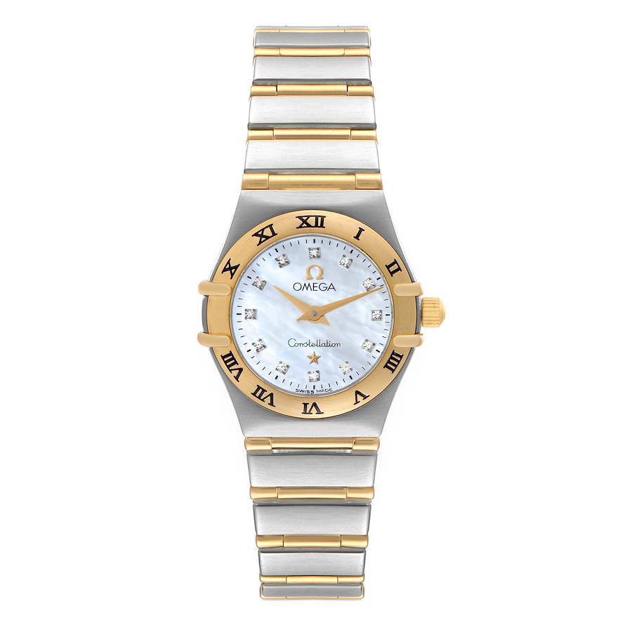 Omega Constellation 95 Mother of Pearl Diamond Ladies Watch 1262.75.00