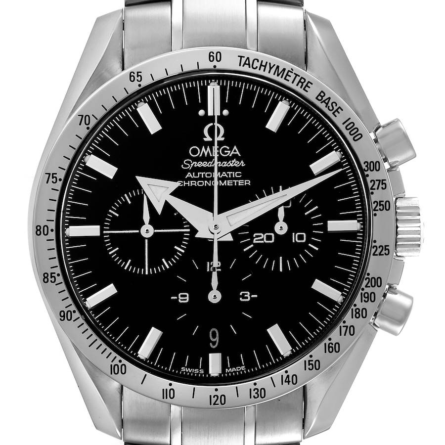 Omega Speedmaster Broad Arrow Chronograph Mens Watch 3551.50.00 Box Card SwissWatchExpo