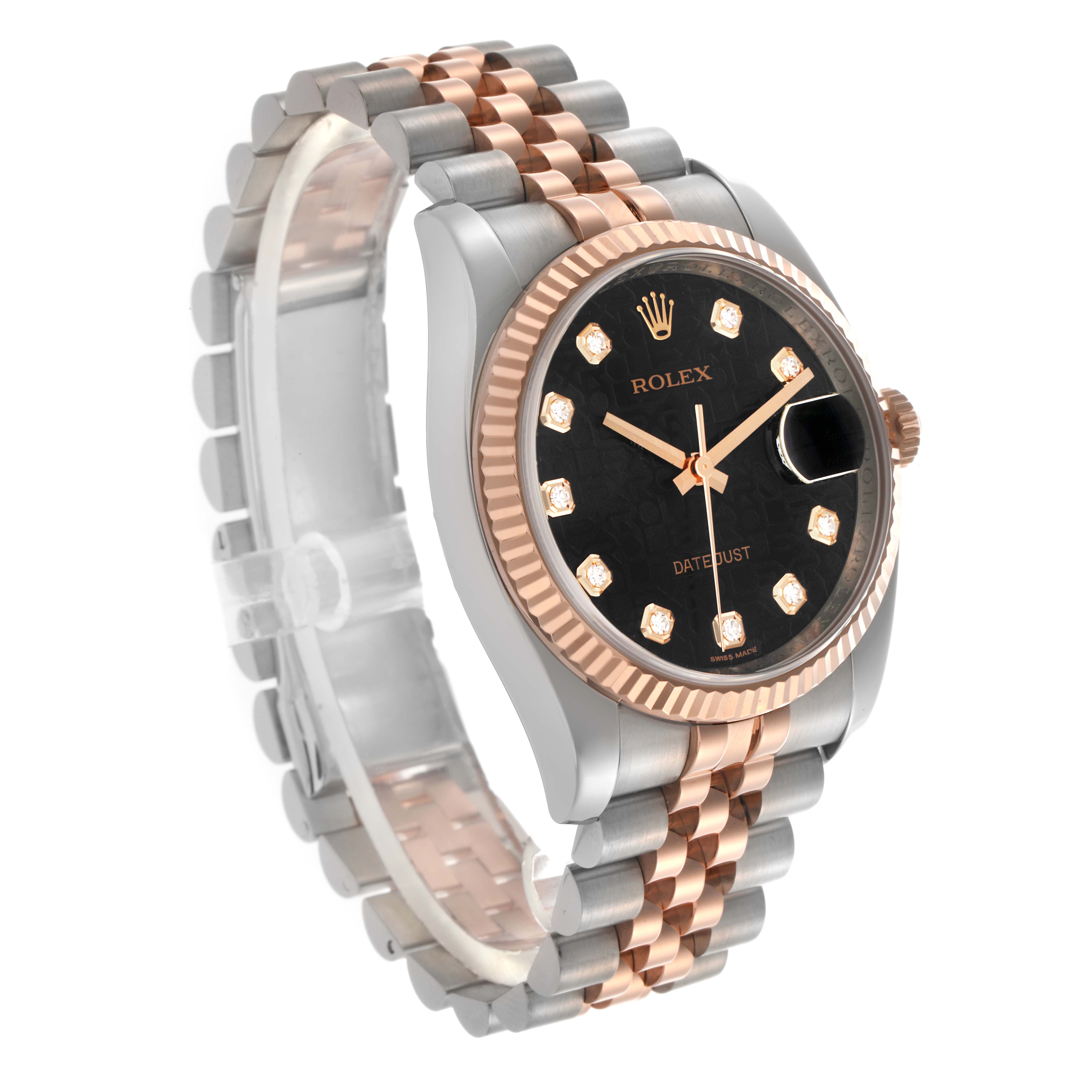 Rolex 41mm Datejust 116300 Custom Glacier Blue Diamond Dial