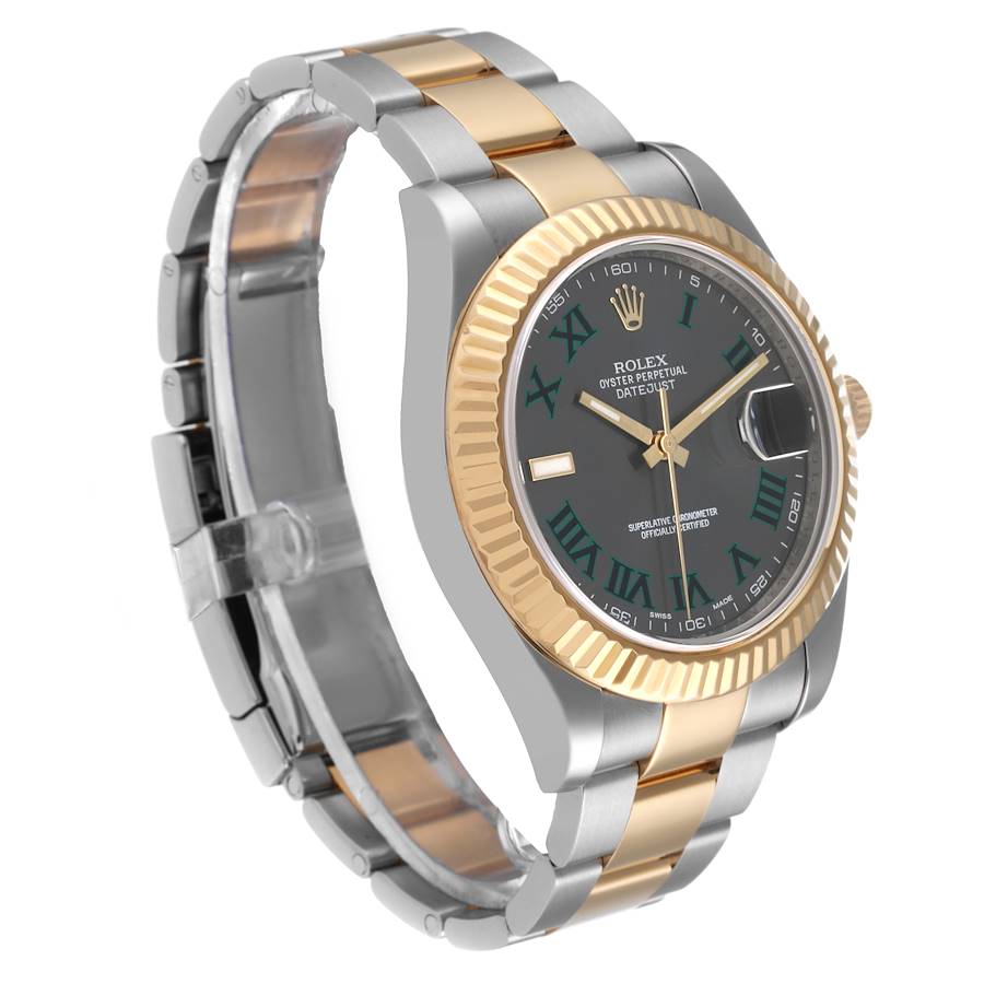 116333 Champagne Diamond Rolex Oyster Perpetual Datejust II Mens