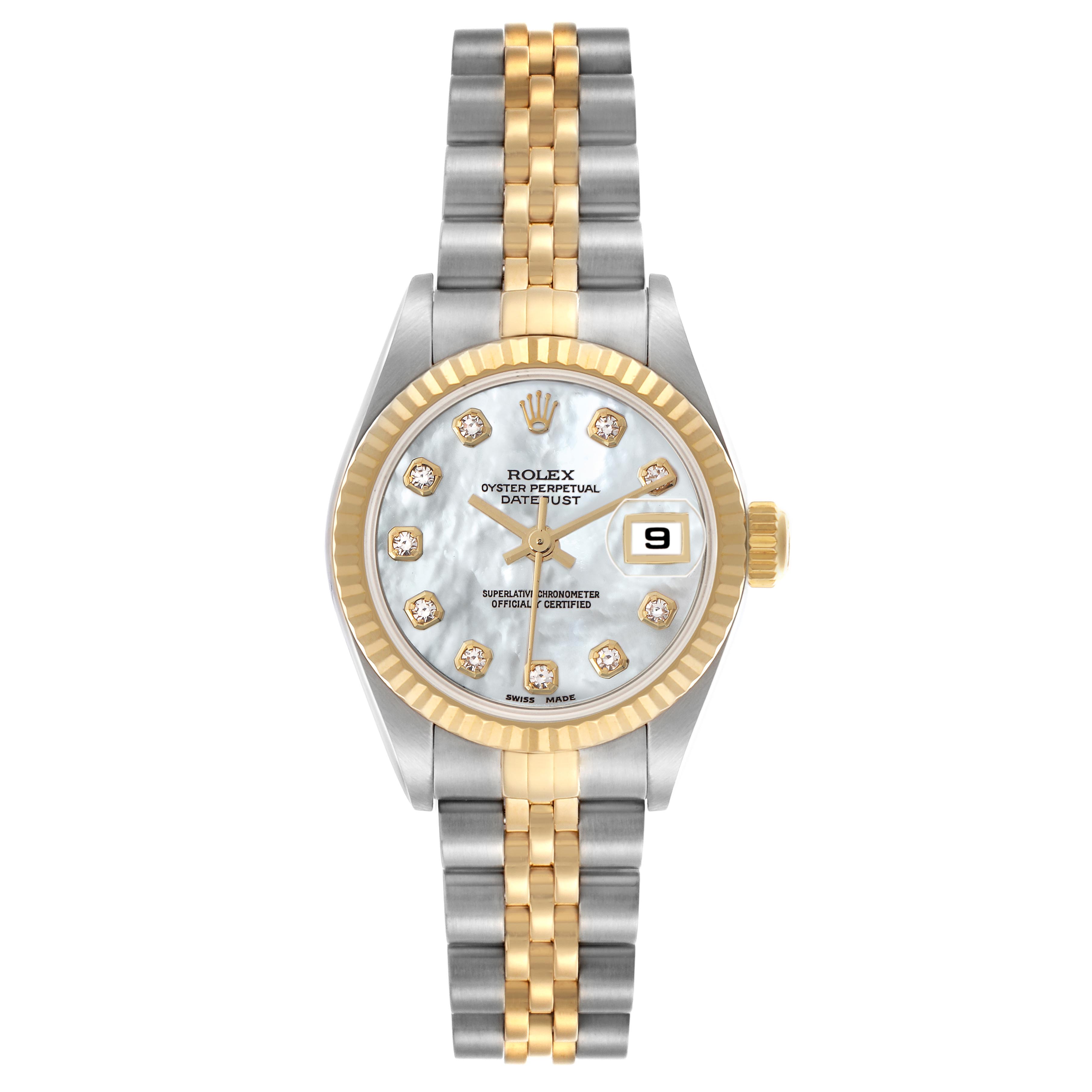 Rolex Datejust 79173 Diamond Dial Ladies Watch