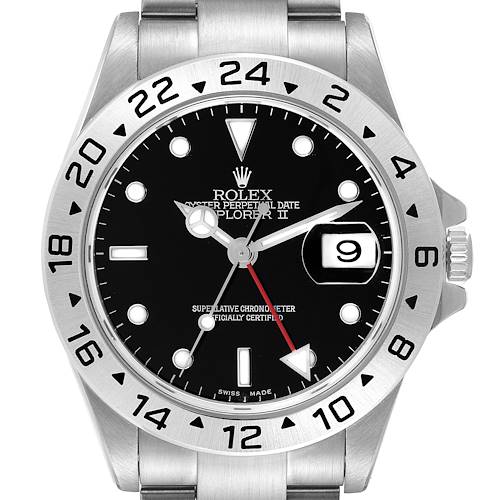 Photo of NOT FOR SALE Rolex Explorer II Black Dial Steel Mens Watch 16570 Box Papers PARTIAL PAYMENT FOR W