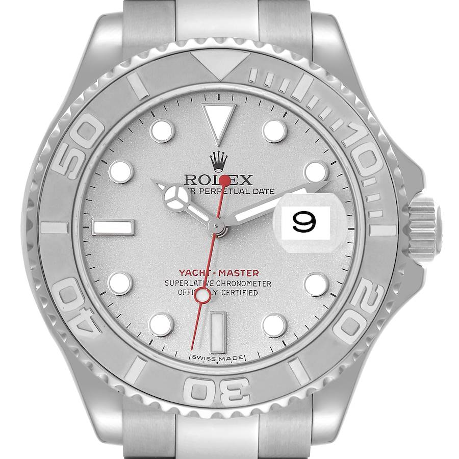 *Not for Sale* Rolex Yachtmaster Platinum Dial Bezel Steel Mens Watch 16622 Box Card *Partial Payment* SwissWatchExpo