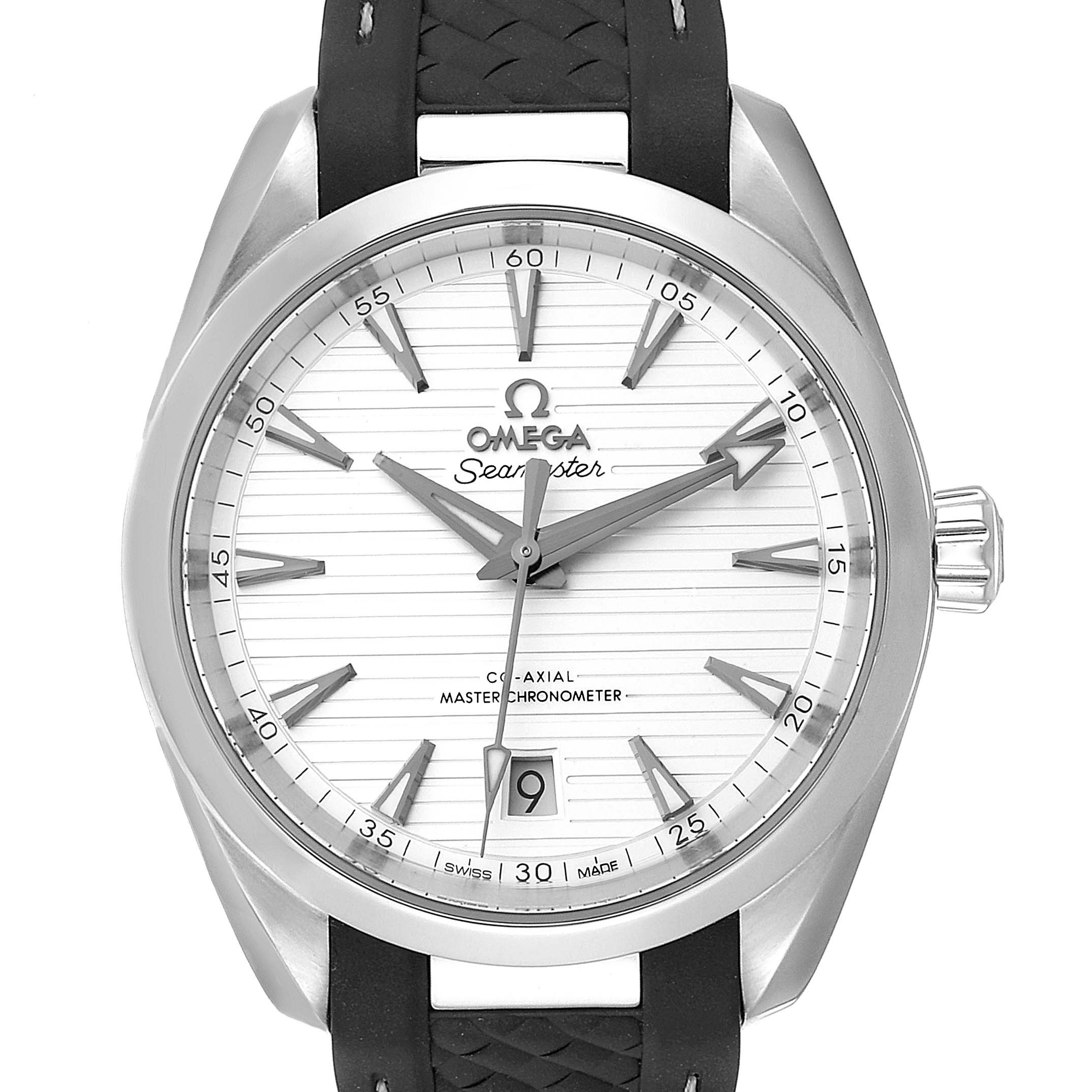 omega silver watch