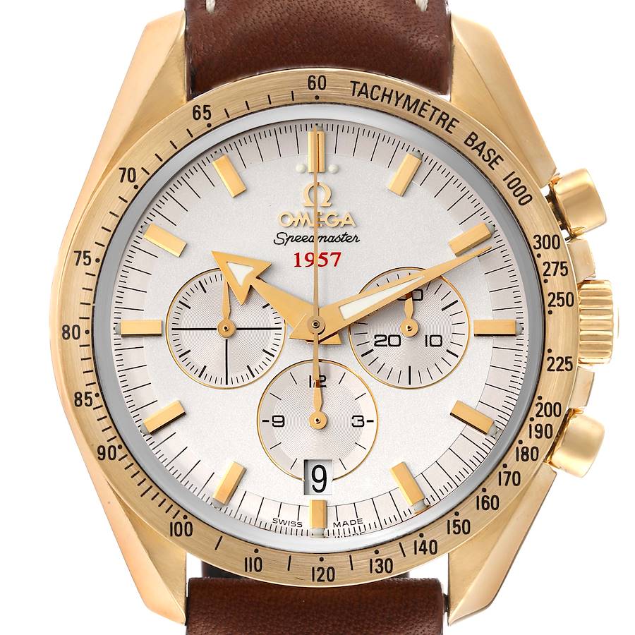 NOT FOR SALE Omega Speedmaster Broad Arrow Yellow Gold Watch 321.53.42.50.02.001 Box Card PARTIAL PAYMENT SwissWatchExpo
