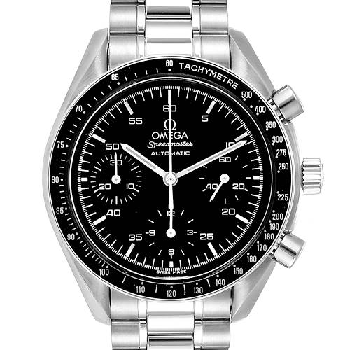 Photo of Omega Speedmaster Reduced Hesalite Automatic Mens Watch 3510.50.00 Card