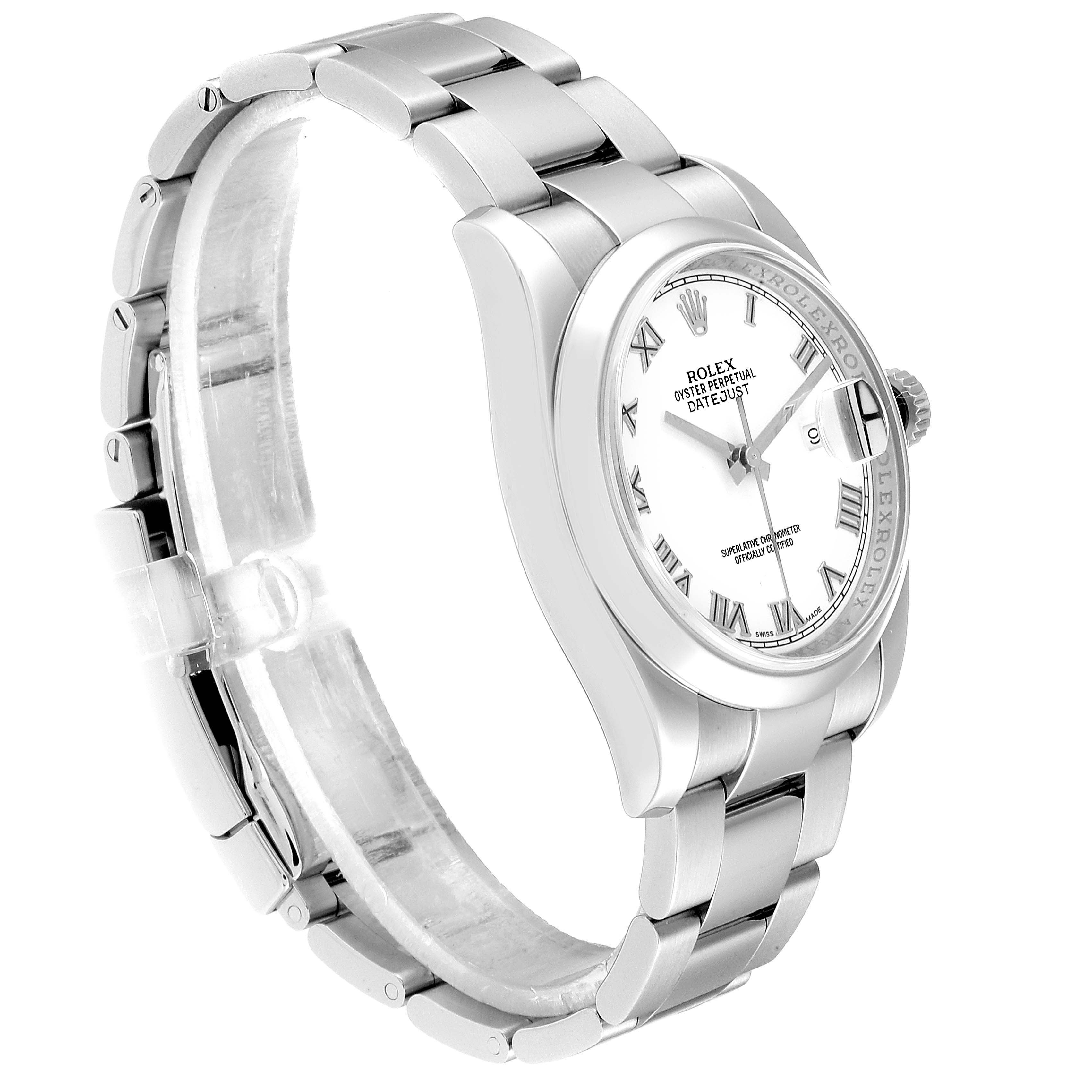 datejust 36 white roman