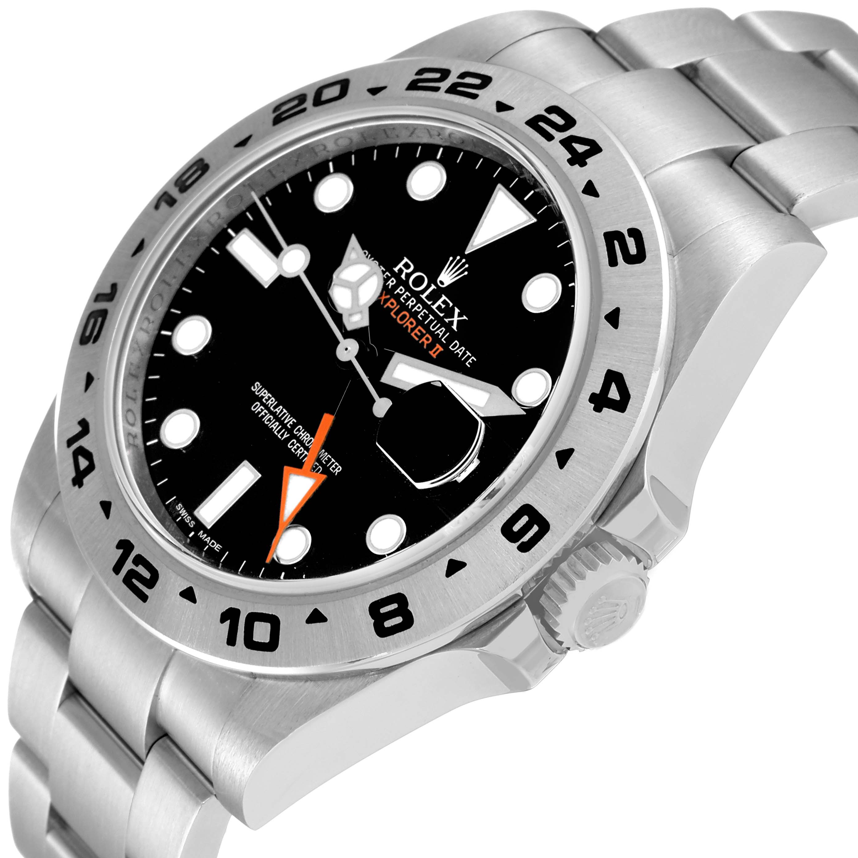 The image shows a close-up, angled view of the Rolex Explorer 216570 Men's Stainless Steel Black Dial 216570 Men's Stainless Steel Black Dial watch, highlighting the face, bezel, and bracelet.