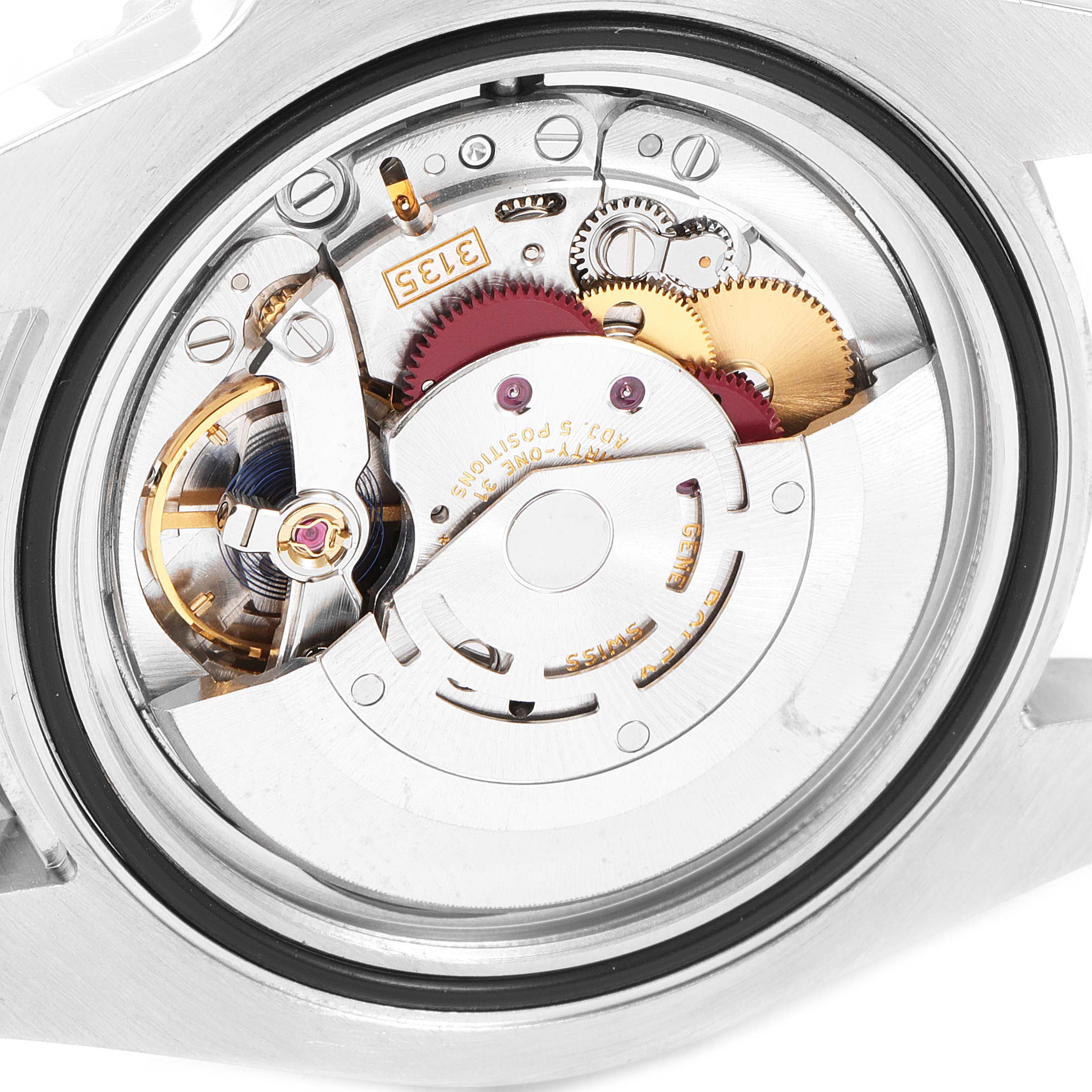 This image shows the inner mechanical movement of a Rolex Submariner 116610 Men's Stainless Steel Black Dial 116610 Men's Stainless Steel Black Dial watch from the rear angle.