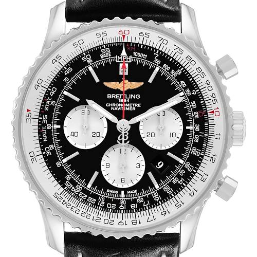 Photo of Breitling Navitimer 01 46 Black Dial Steel Mens Watch AB0127
