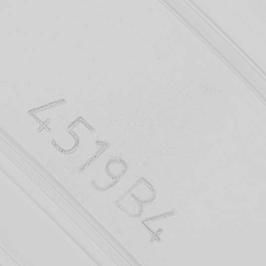 The image shows an engraved number on the inner side of a watch bracelet or component for the Breitling Premier AB0118 Men's Stainless Steel Green Dial model.