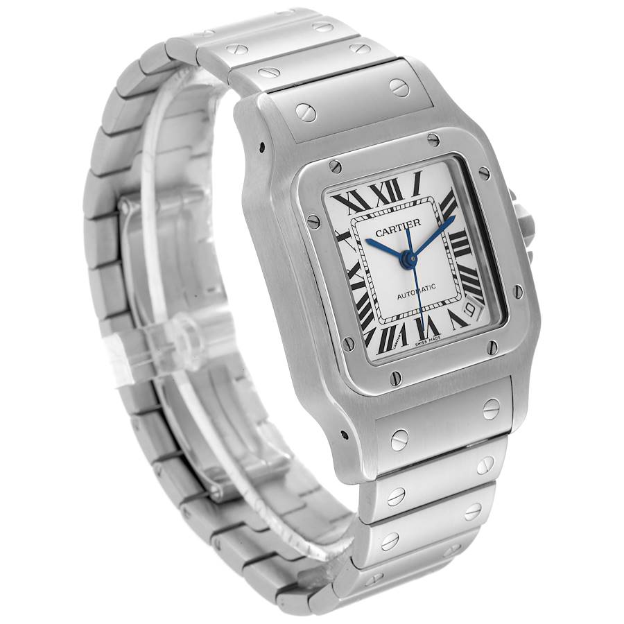 Cartier Santos Galbee XL Automatic Steel Mens Watch W20098D6 SwissWatchExpo