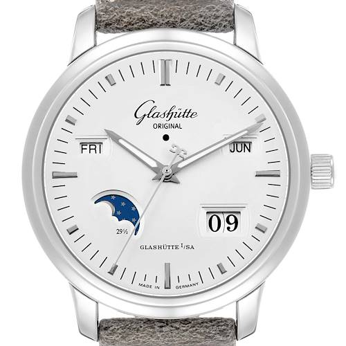Photo of Glashutte Original Senator Perpetual Calendar Watch 100-02-13-02-04 Box Papers