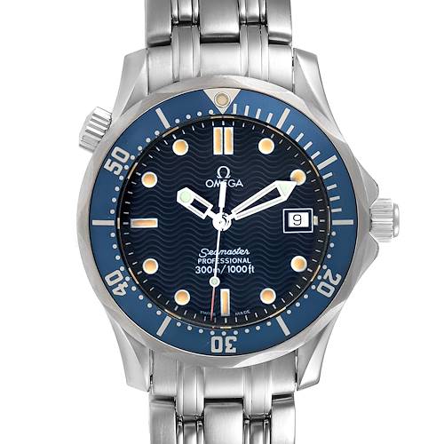 Photo of Omega Seamaster Bond 36 Midsize Blue Dial Steel Mens Watch 2561.80.00