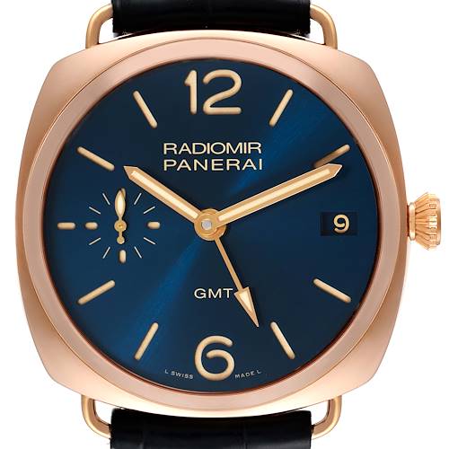 Photo of Panerai Radiomir 3 Days GMT Oro Rosso 18k Rose Gold Watch PAM00598
